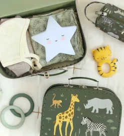 A Little Lovely Company Kuffertsæt - 2 stk. - 29x20/25,5x18 cm -