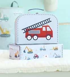 A Little Lovely Company Kuffertsæt - 2 stk. - 29x20/25,5x18 cm -