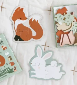 A Little Lovely Company Puslespil - 5-i-1 - Forest Friends