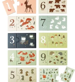 A Little Lovely Company Tællepuslespil 1-10 - Forest Friends