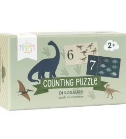 A Little Lovely Company Tællepuslespil 1-10 - Dinosaur