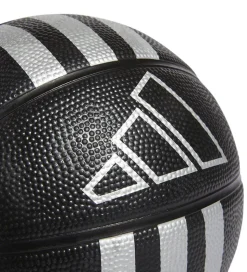 adidas Performance Basketbold - Str. 3 - Mini - Sort/Sølv