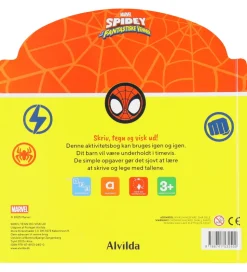 Alvilda Aktivitetsbog - Marvel Spidey - Skriv, Tegn & Visk Ud