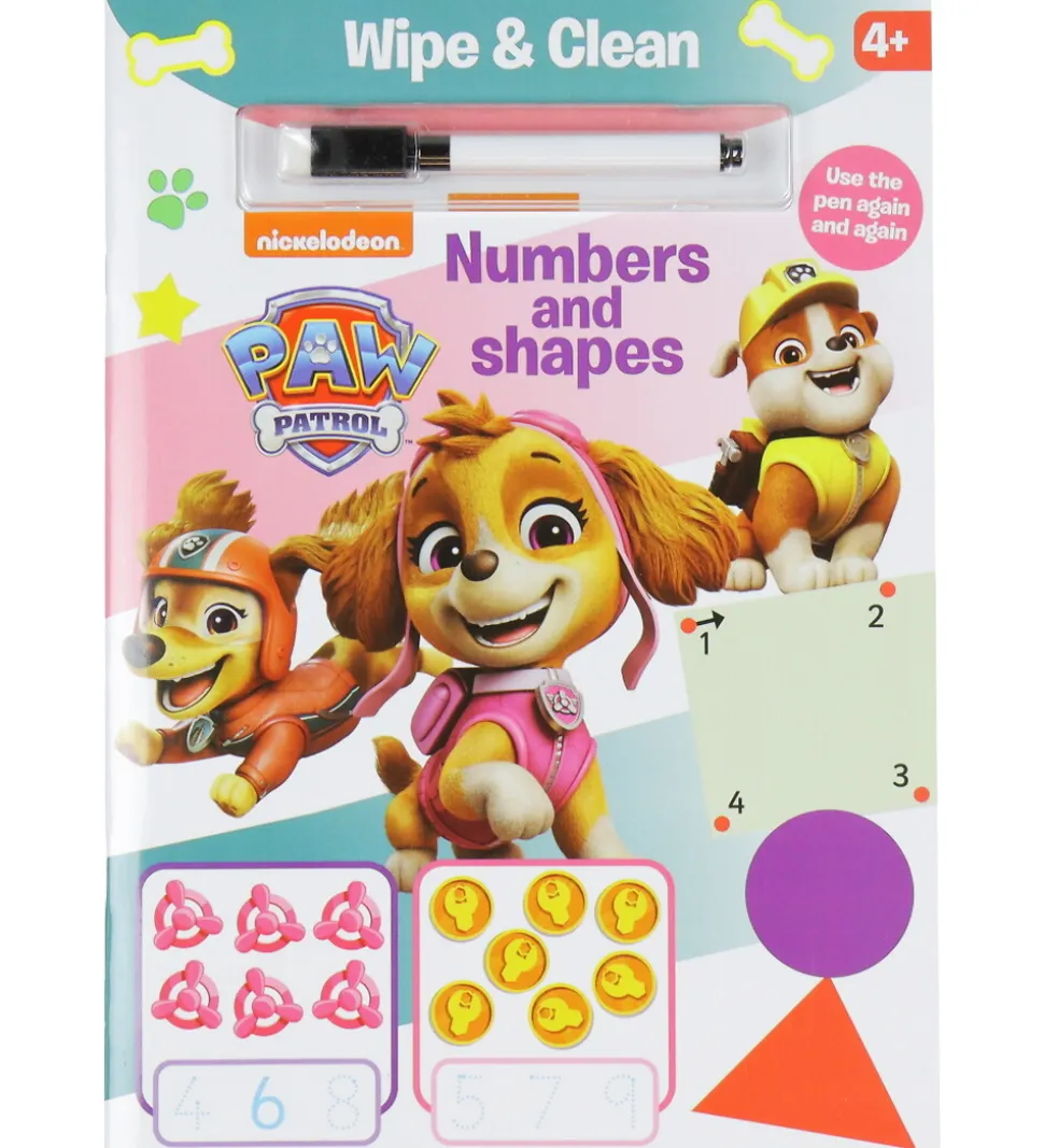 Alvilda Aktivitetsbog - Paw Patrol - Wipe & Clean
