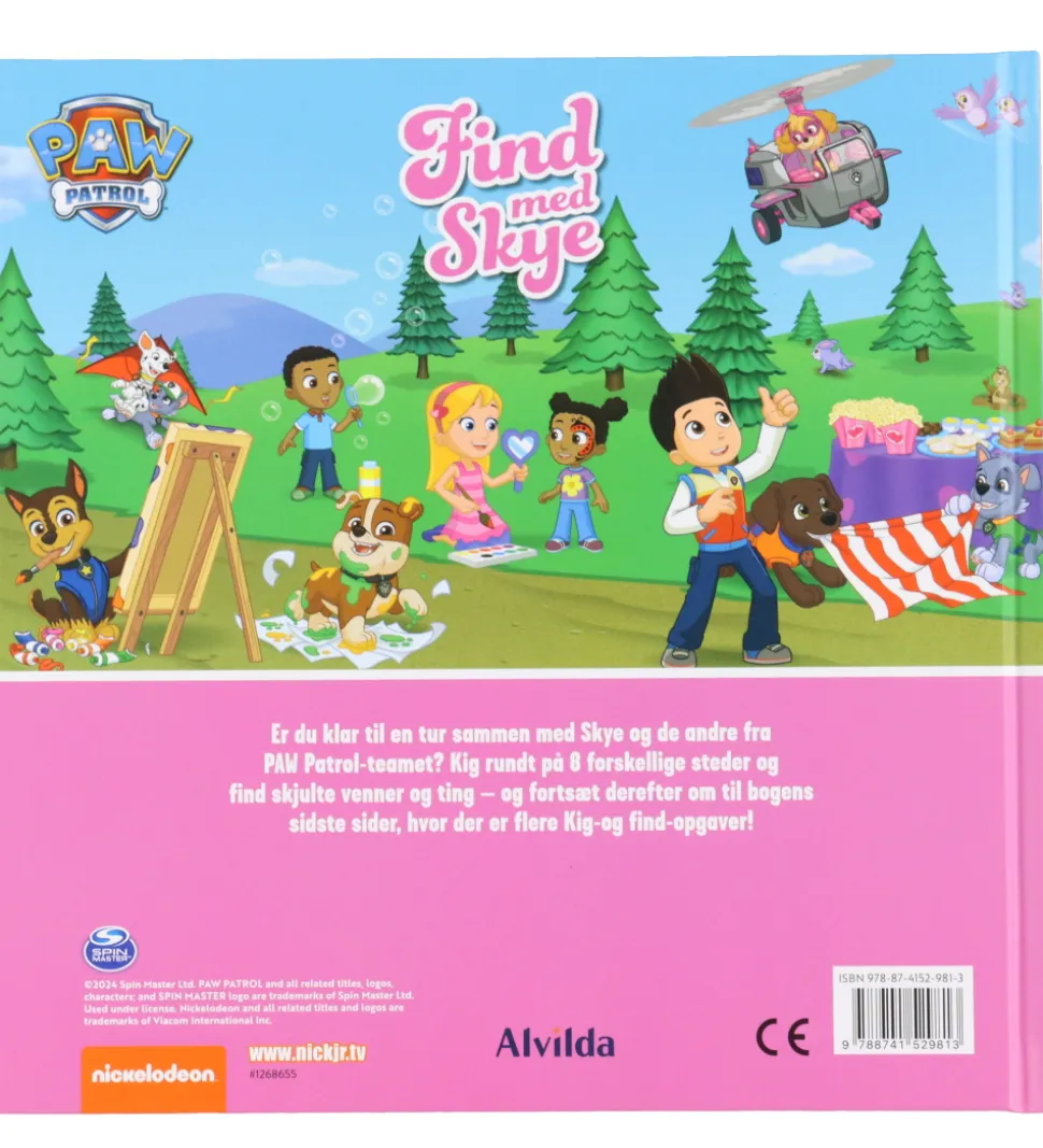 Alvilda Bog - Kig Og Find - Paw Patrol - Find Med Skye - DA