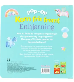 Alvilda Bog - Pop-op - Kom Frit Frem - Enhjørning - DA