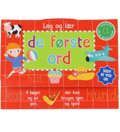 Alvilda Bog - Skriv og Visk Ud - De Første Ord - DA