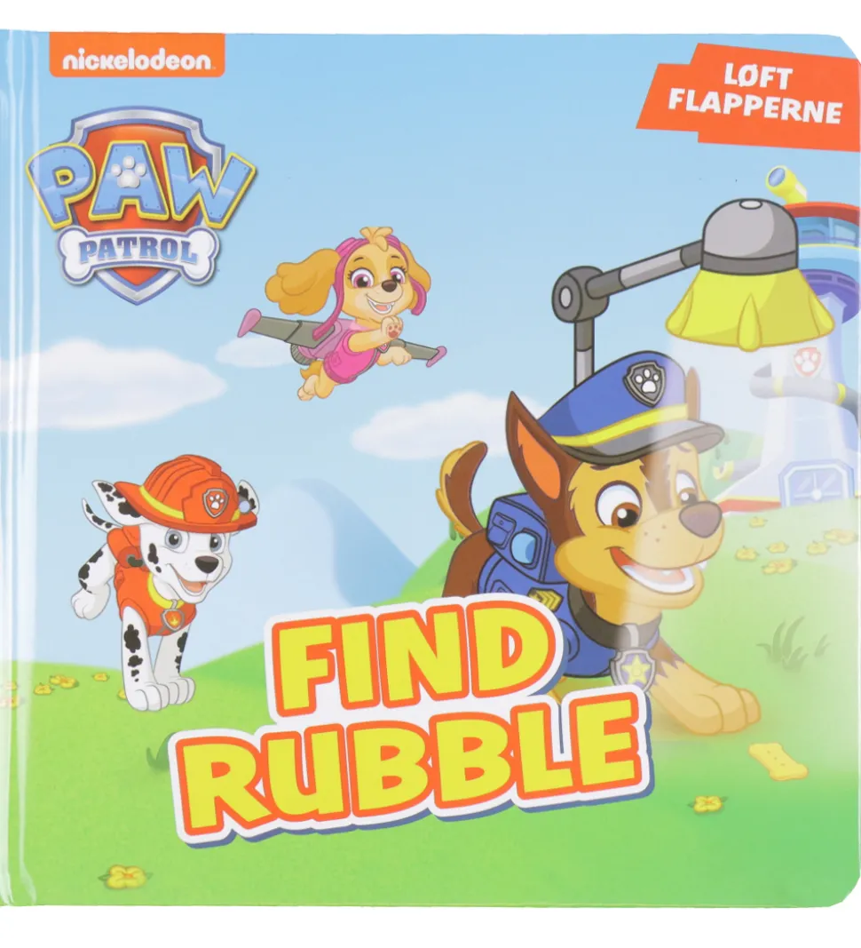 Alvilda Bog m. Flapper - Paw Patrol - Find Rubble - Dansk