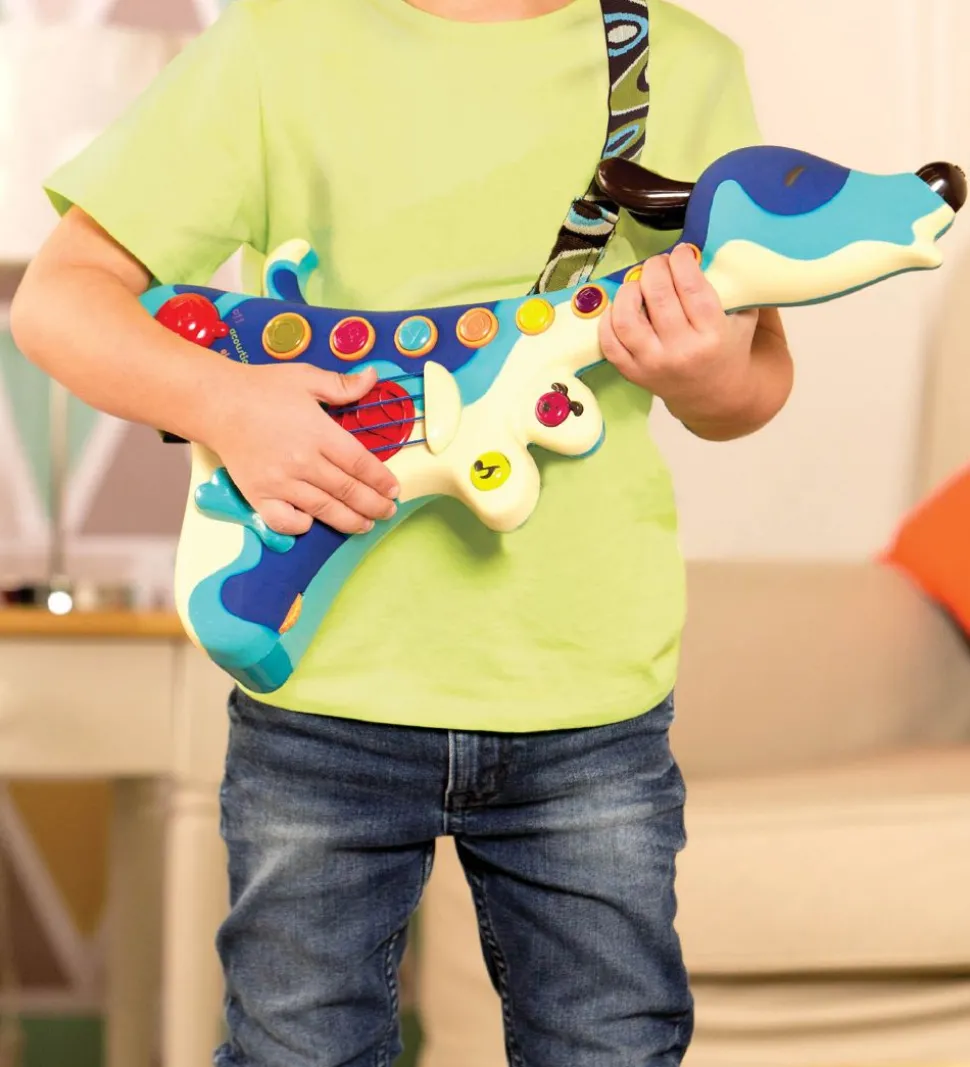 B. toys Guitar m. Lyd - Woofer - Blå