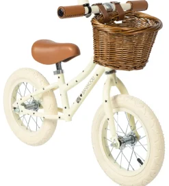 Banwood Løbecykel - First Go! - Creme m. Stjerner