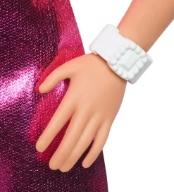 Barbie Dukke - 30 cm - Fashionista Doll Pink Dress Heart Cutout