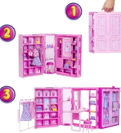 Barbie Legetøj - Fashion Fun Dream Closet