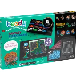 Beady Fantasy og Dinosaurs m. Perleplader - 4.500 Perler