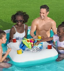 Bestway Badebassin m. Centerkonsol - 218 x 38 cm - Sippin' Summe