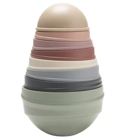 BIBS Stabletårn - 8 Dele - Pastel Rainbow