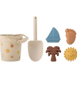 Bloomingville Mini Strandsæt - Agnes - Silikone - Natur