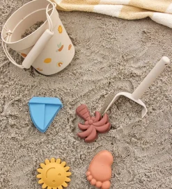 Bloomingville Mini Strandsæt - Agnes - Silikone - Natur