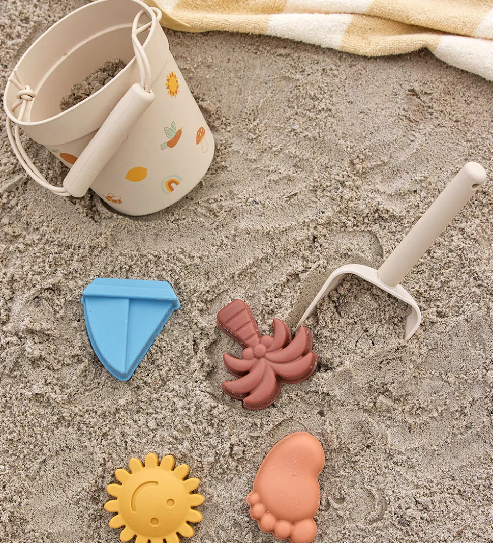 Bloomingville Mini Strandsæt - Agnes - Silikone - Natur