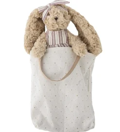 Bloomingville Stofdukke m. Shopper - 28 cm - Vilma - Brun