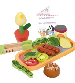 Bluey Legemad - Træ - 32 Dele - Dine With Bluey