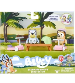 Bluey Legesæt - Bluey og Bingos Scooter Sjov