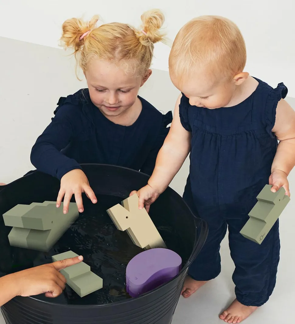 bObles Krokodille - 3-pak - 18x8/15x6/12x/4 cm - Moss