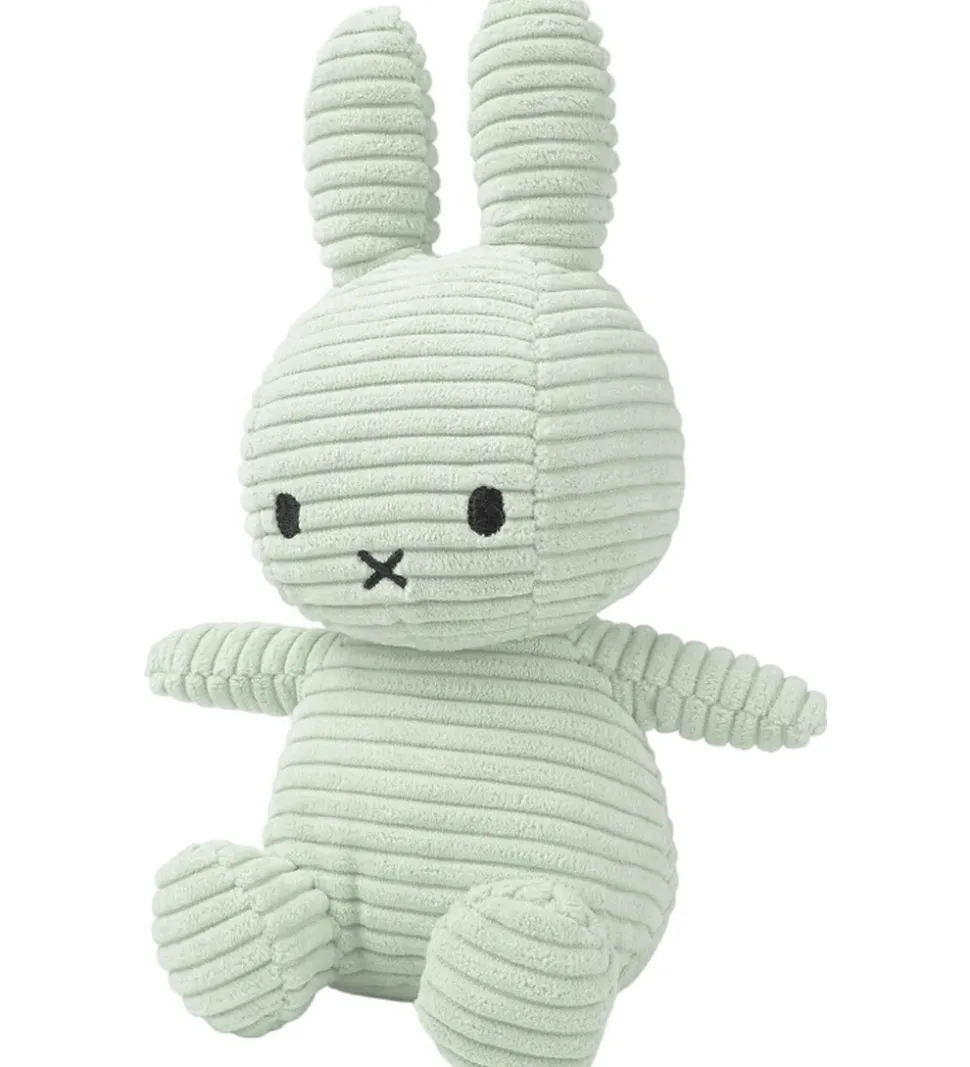 Bon Ton Toys Bamse - 23 cm - Miffy ECO Corduroy - Soft Jade