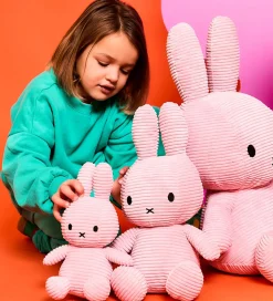 Bon Ton Toys Bamse - 23 cm - Miffy ECO Corduroy - Pink