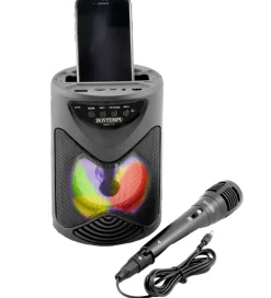 Bontempi Højtaler m. Mikrofon/Lys - 18 cm - Trådløs