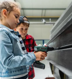 Bosch Mini Stor Skruemaskine m. Lys/Lyd - Legetøj - Grøn