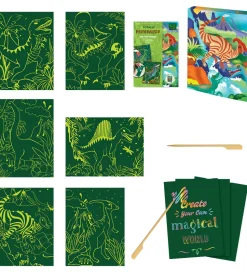 BOX CANDIY Kreasæt - Skrabekunst-kortsæt - Totally Dinosaurs