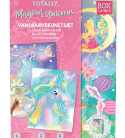 BOX CANDIY Kreasæt - Vandfarvekunstsæt - Totally Magical Unicorn