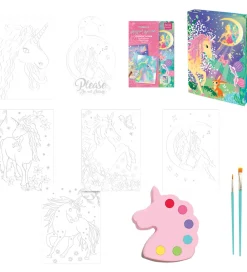 BOX CANDIY Kreasæt - Vandfarvekunstsæt - Totally Magical Unicorn