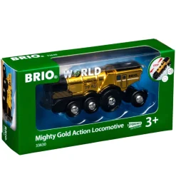 BRIO Actionlokomotiv - Batteridrevet - Guld 33630