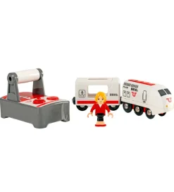 BRIO Fjernstyret Passagertog - 28,8 cm - Hvid 33510