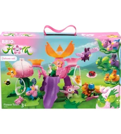 BRIO Flora Blomsterby m. Figurer - 47 Dele