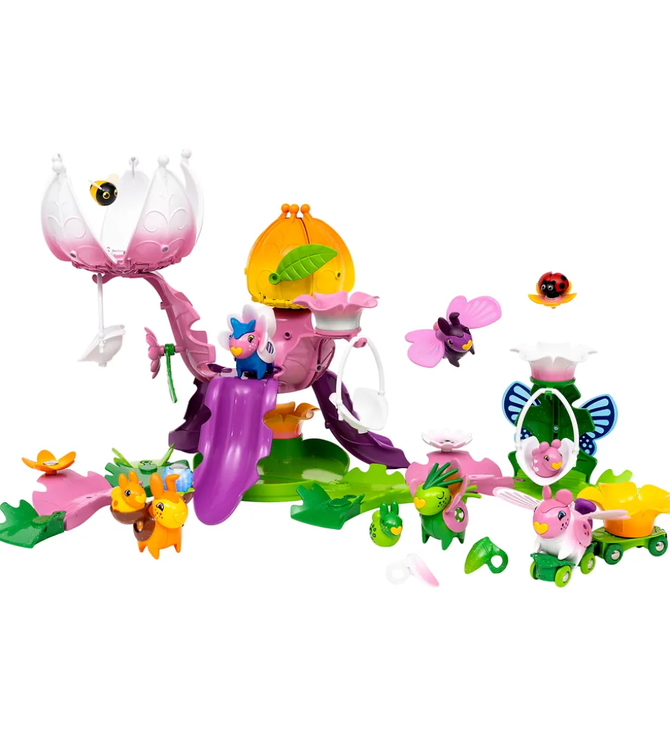 BRIO Flora Blomsterby m. Figurer - 47 Dele