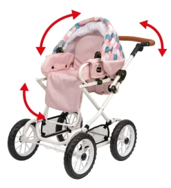 BRIO Kombi-Dukkevogn - Dråbemønster 24891375