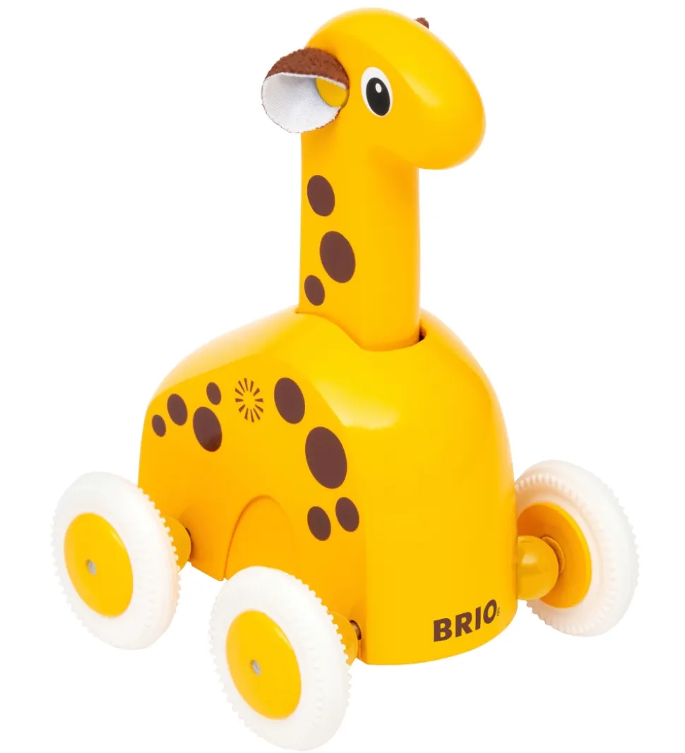 BRIO Skubbelegetøj - Giraf - Gul 30229