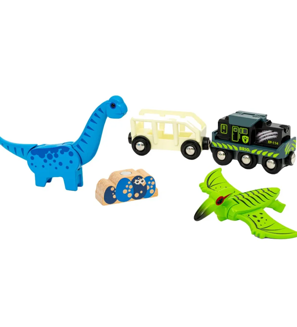 BRIO World Batteridrevet Tog Med Dinosaur m. Lyd og Lys - 36096