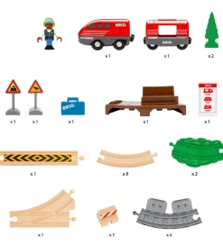 BRIO World Togsæt - Træk & Slip - 28 Dele