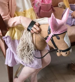 by ASTRUP Sadelunderlag Til Kæpheste - Pink m. Glimmer