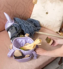 by ASTRUP Strigletaske Til Kæpheste - Lilla m. Glimmer