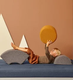 by KlipKlap Tumlemøbel - Half Circle - 36x33x17 cm - Blue Grey