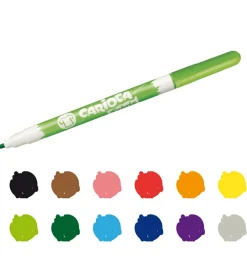 Carioca Stoftuscher - 10 stk - Multifarvet