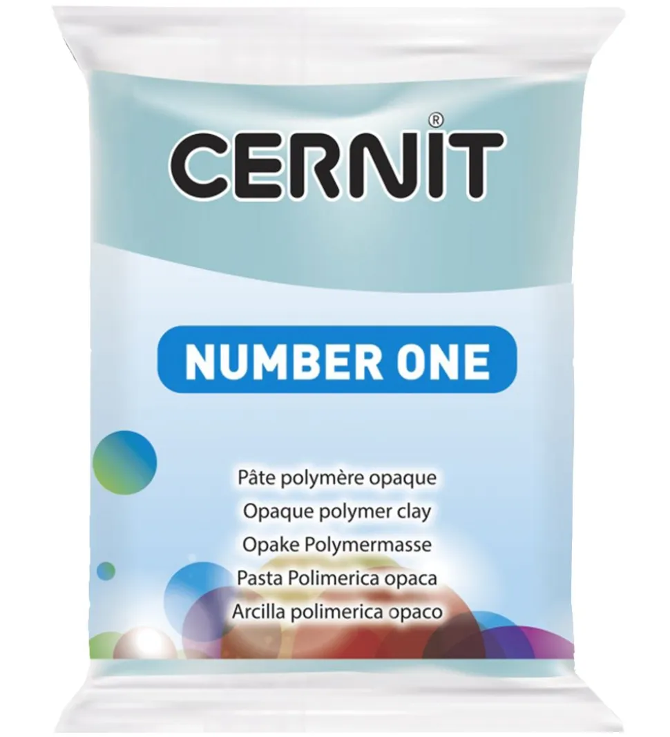 Cernit Polymer Ler - Number One - lys Blå