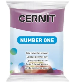 Cernit Polymer Ler - Number One - Lys Lilla