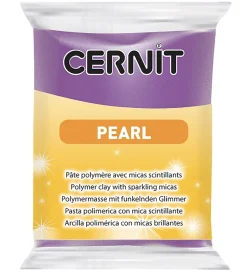 Cernit Polymer Ler - Pearl - Lilla
