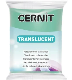 Cernit Polymer Ler - Transparent - Smaragd Grøn
