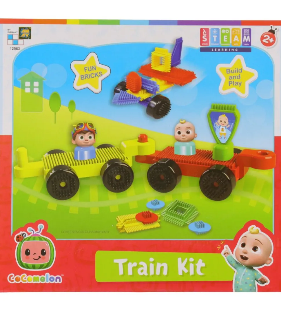 CoComelon Aktivitetslegetøj - Funbricks Train Kit